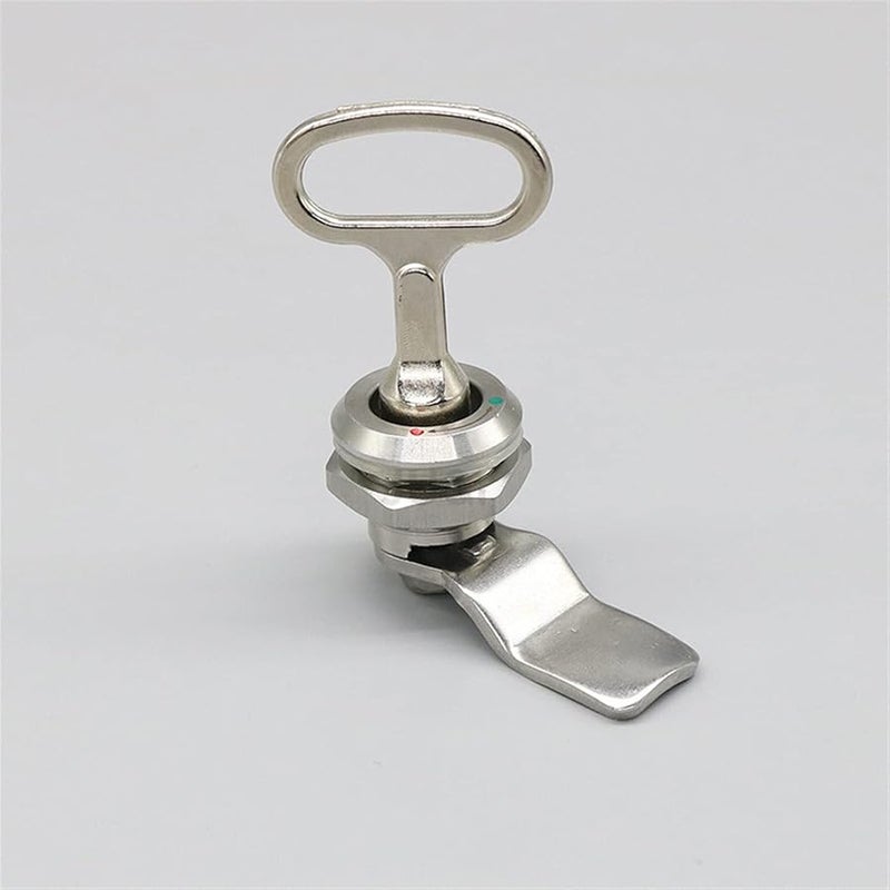 304 Stainless Steel Triangle Tongue Lock MS705 22mm Opening Cam Lock For Cabinet Door Distribution Box Elevator 3 Angle Lock Core Pt - Image 4