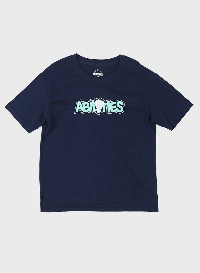 SEMIR Slogan T-Shirt