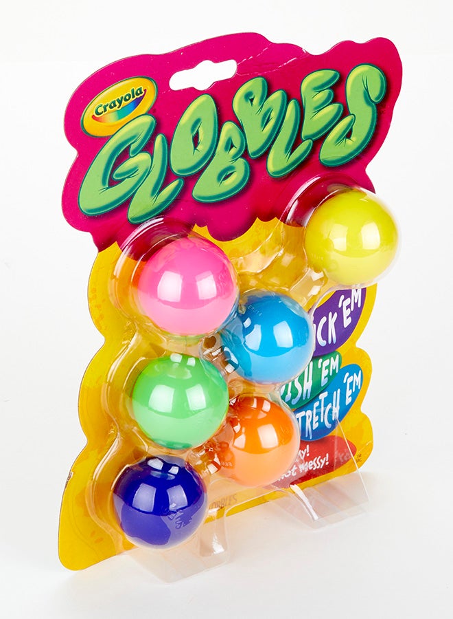 Crayola لعبة فidget جلوبلز (6 قطع)، كرات لزجة فidget، هدية قابلة للعصر للأطفال، ألعاب حسية للأطفال، لعبة للتخلص من التوتر، للأعمار 4، 5، 6 - Image 4