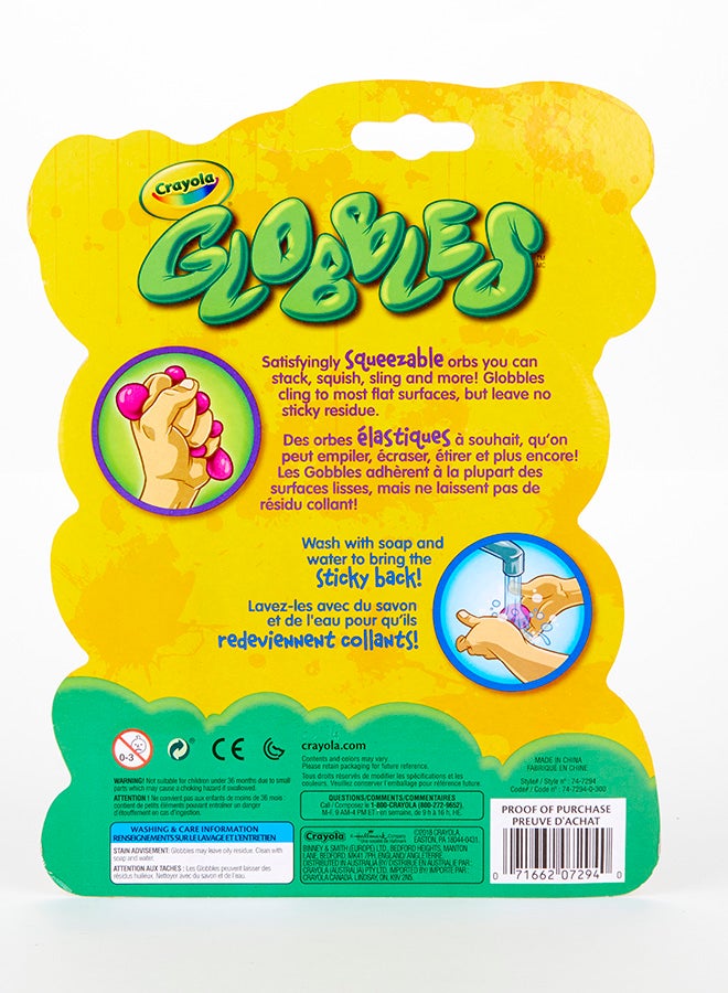 Crayola لعبة فidget جلوبلز (6 قطع)، كرات لزجة فidget، هدية قابلة للعصر للأطفال، ألعاب حسية للأطفال، لعبة للتخلص من التوتر، للأعمار 4، 5، 6 - Image 2