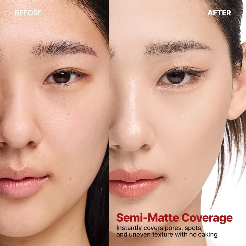CLIO PROFESSIONAL CLIO Kill Cover Founwear Cushion Foundation, Flawless Full Coverage with Matte Finish, Covering Pigmentation and Blemish, Long-Lasting, Creamy Lightweight Texture, Korean Cushion (23N GINGER) - Image 3