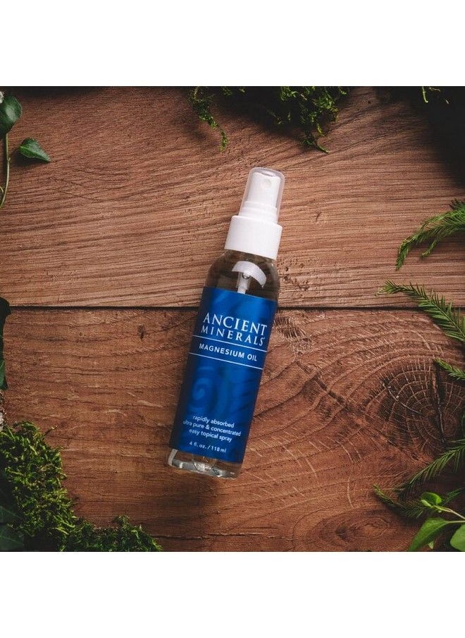 Ancient Minerals Magnesium Oil Spray Bottle High Concentration Topical Genuine Zechstein Magnesium Chloride Topical Magnesium (4Fl Oz)  - Image 3