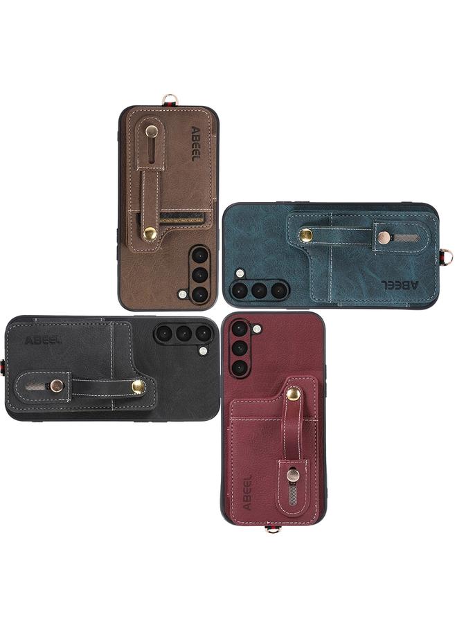 S-TOP Case For Samsung Galaxy S23 5G ABEEL Litchi Texture Card Bag PU Phone Case - Image 2