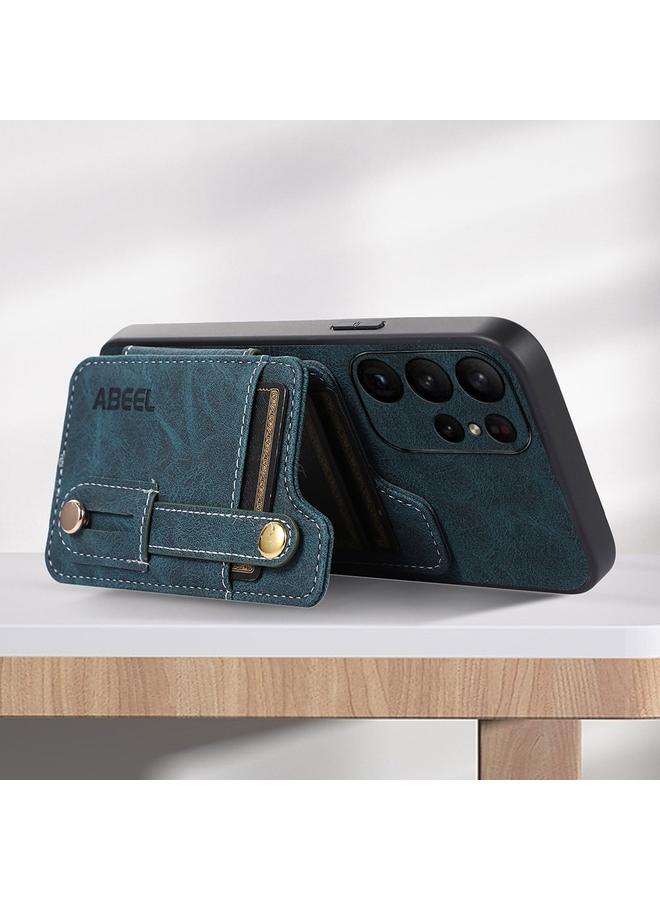 S-TOP Case For Samsung Galaxy S23 5G ABEEL Litchi Texture Card Bag PU Phone Case - Image 4