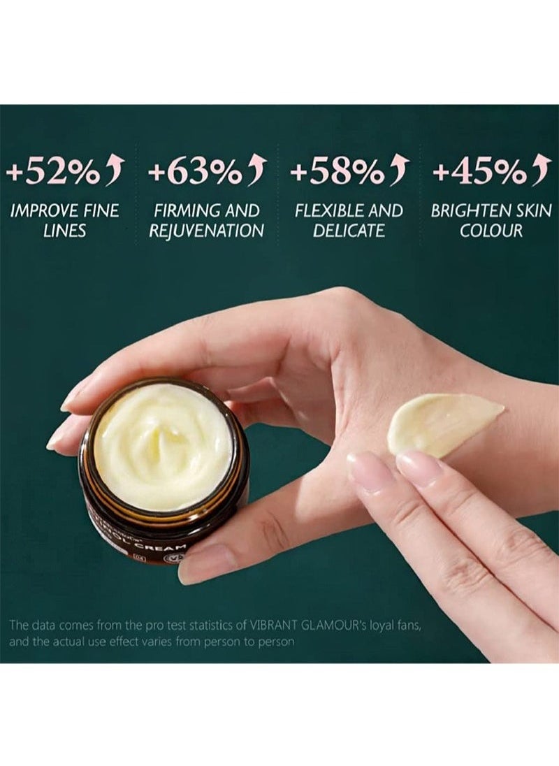 Vibrant Glamour - VIBRANT GLAMOUR( Pack of 4) 30g Retinol Face Cream+Retinol Eye Serum +Retinol Serum+ Retinol  Eye Cream  Anti-aging Anti-oxidant Reduce Fine Lines Firming Whitening - Image 1