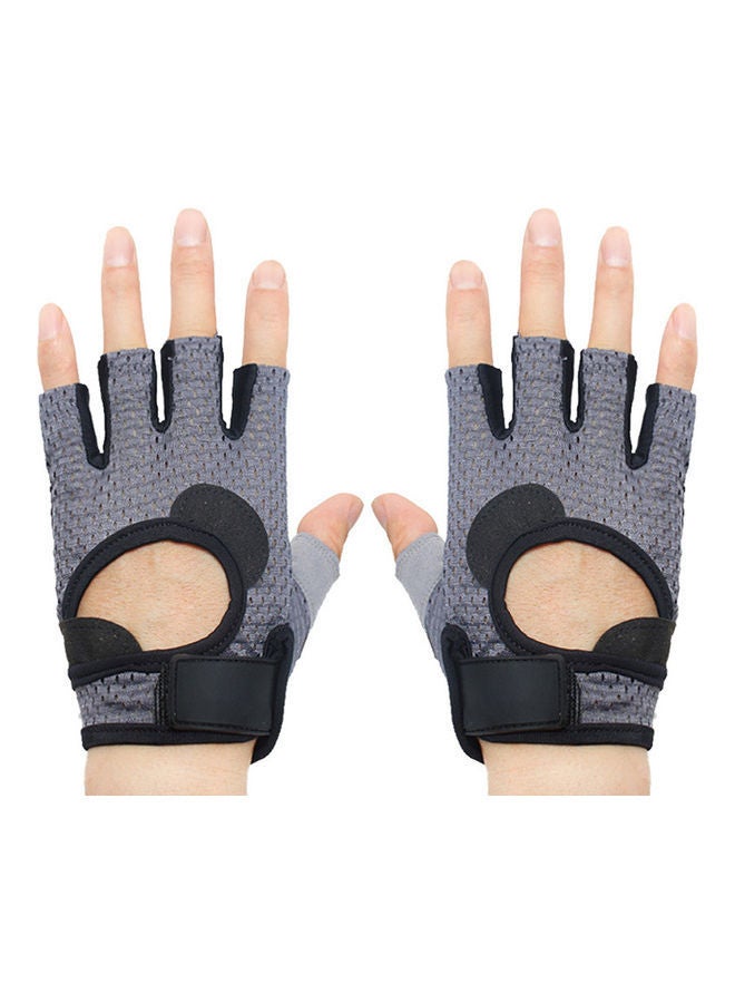 NIBEMINENT Anti-Slip Training Half Finger Gloves 