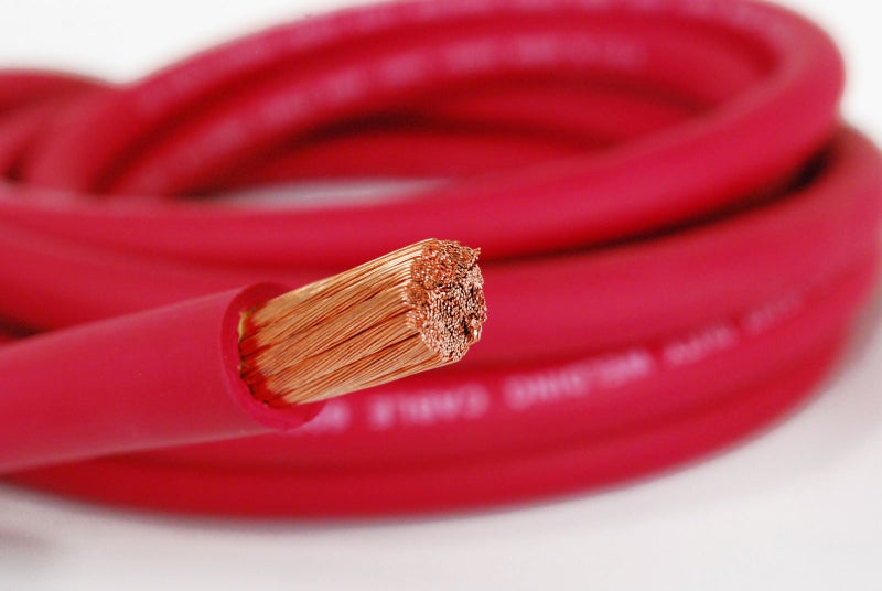 TEMCo Industrial Temco Wc0046-20' (10' Blk  10' Red) 2/0 Gauge Awg Welding Lead & Car Battery Cable Copper Wire Black + Red | Made In Usa - Image 2