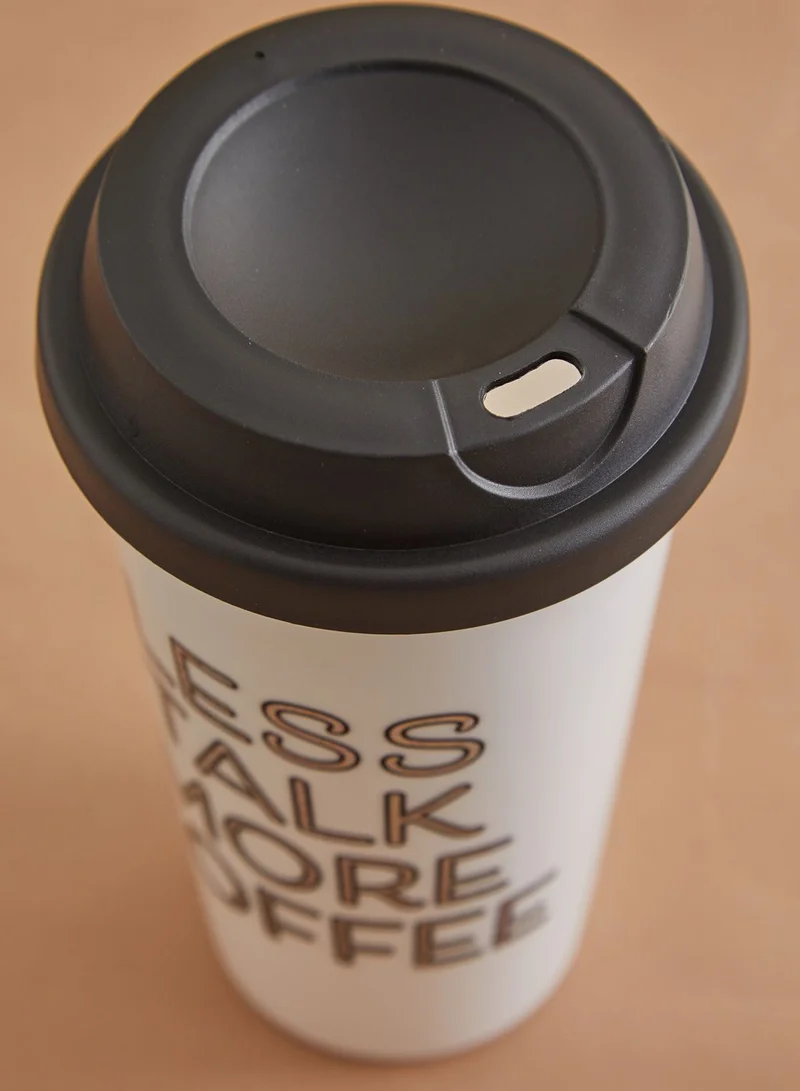Tri-Coastal Less Talk More Coffee Flask