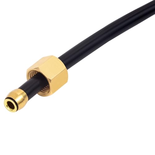 Breezliy 1/4inch Air Compressor Unloader Tube Kit,Compatible Air Compressor Tube Unloader Hose 15",Contains ferrule/inserts/nuts - Image 3