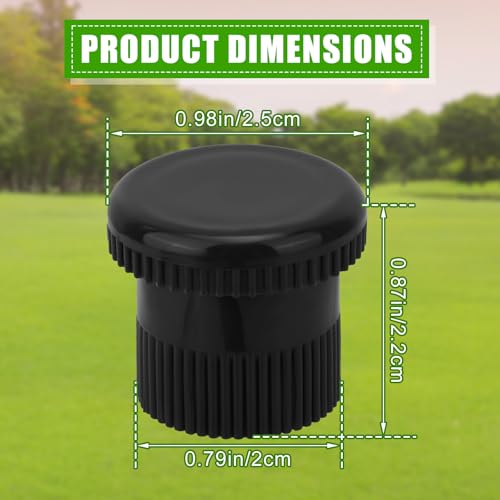 Fukaisu 20pcs Spray Shut Off Nozzle Compatible with Hunter Pro Spray PS Ultra Heads 916400sp Plastic Sprinkle Shut Off Nozzles with Filters for Prevent Unnecessary Runoff or OverIrrigationBlack - Image 3
