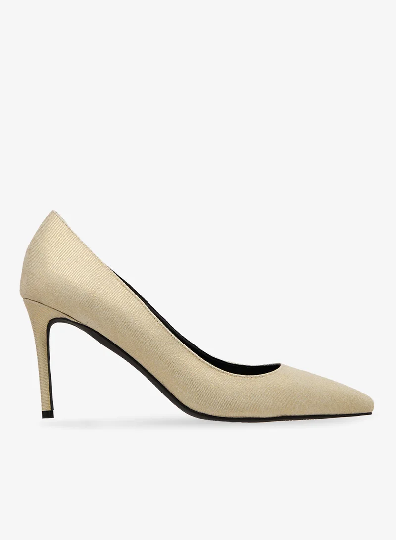 Ella Limited Edition HIgh Heel Pumps Metallic Gold