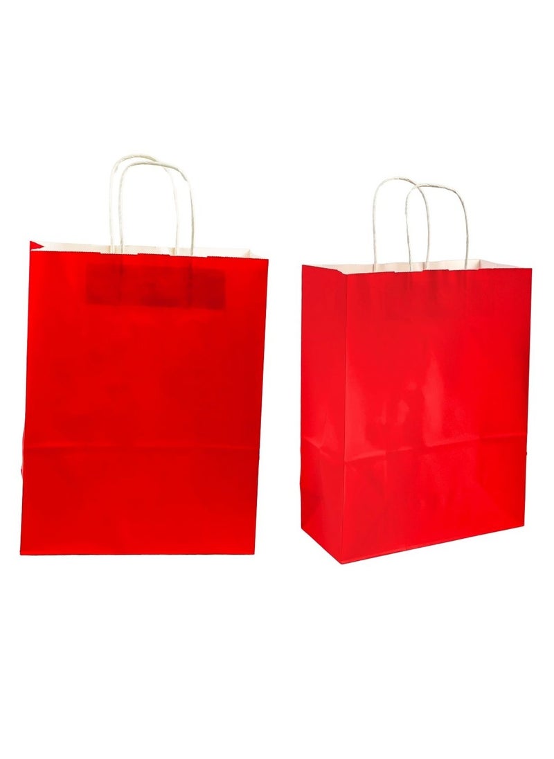 Wrapdit's Vibrant Kraft Paper Bags with Handles || Eco-Conscious Colored Kraft Paper Bags || Stylish Gift Wrapping Solution for Holidays, Parties, and More || Pack of 12 Bags - pzsku/ZBE60DBC4D4CBB8B4F75DZ/45/_/1736842275/a5165bb5-a5ec-4e63-ac8b-1840607979e0