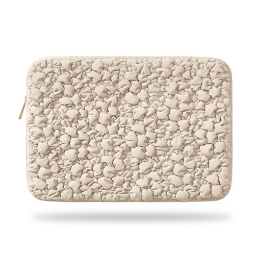 Vandel Puffy Laptop Sleeve Case 1314 inch Laptop Sleeve Bag Case 133 Inch Compatible with MacBook AirPro 13Pro 14iPad Pro 129 HP Dell ASUS Computer Bag Cover Sand Crunch - Image 1