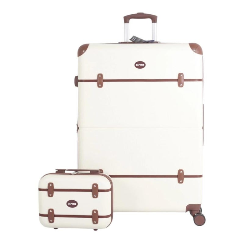 Aviator Classic luxury luggage set - 5 pieces with elegant design and complete protection - made of high-quality ABS - in addition to an expansion zipper - Image 2