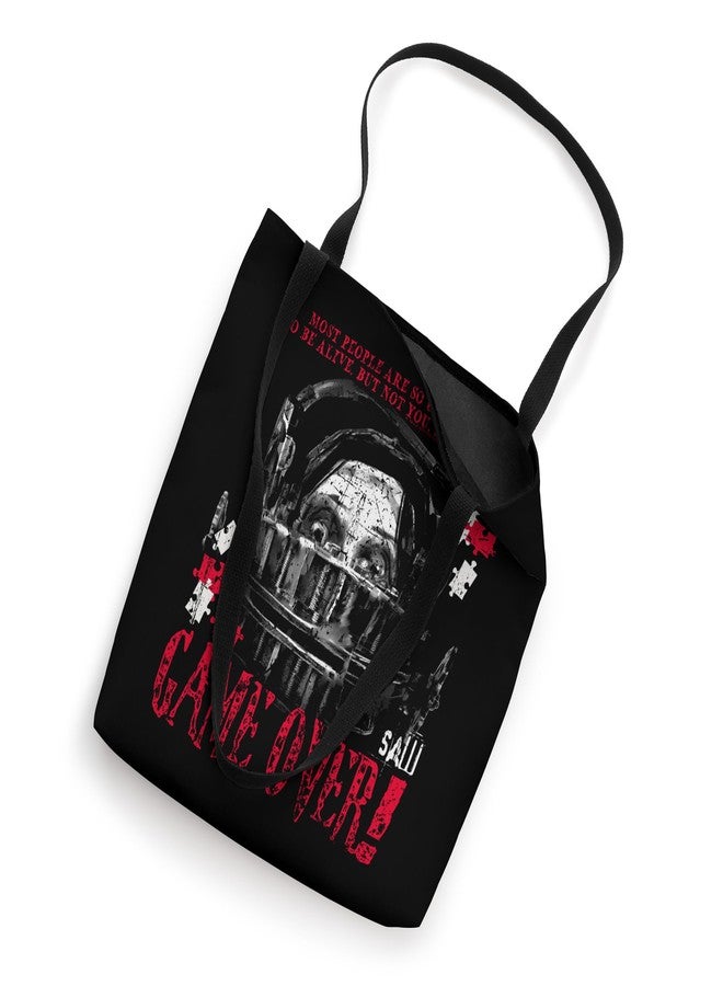 Saw Game Over Head Trap Horror Movie Tote Bag - Image 2