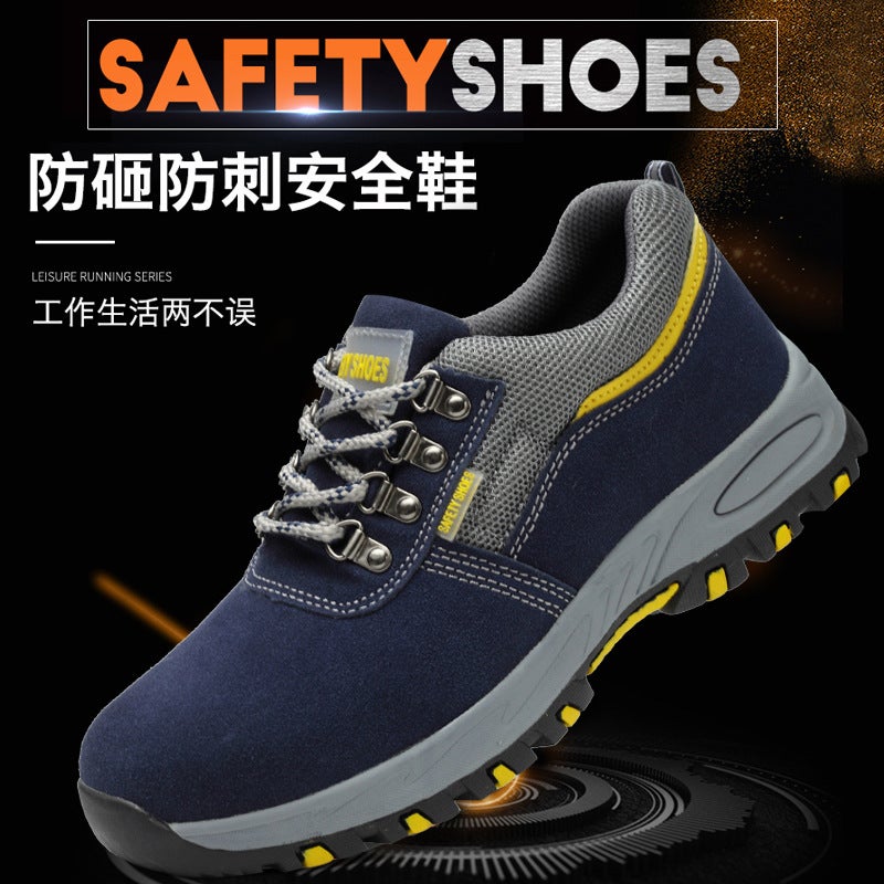 Spot Supply Of Labor Protection Shoes Men'S Steel Tote Anti-Smash Anti-Puncture Wear Lightweight Welder Non-Slip Wear-Resistant Shoes - Image 3