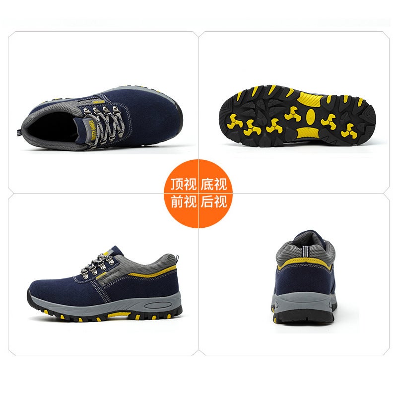 Spot Supply Of Labor Protection Shoes Men'S Steel Tote Anti-Smash Anti-Puncture Wear Lightweight Welder Non-Slip Wear-Resistant Shoes - Image 4