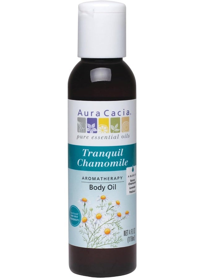 AURA CACIA TRANQUIL CHAMOMILE BODY OIL 118ML - Image 1