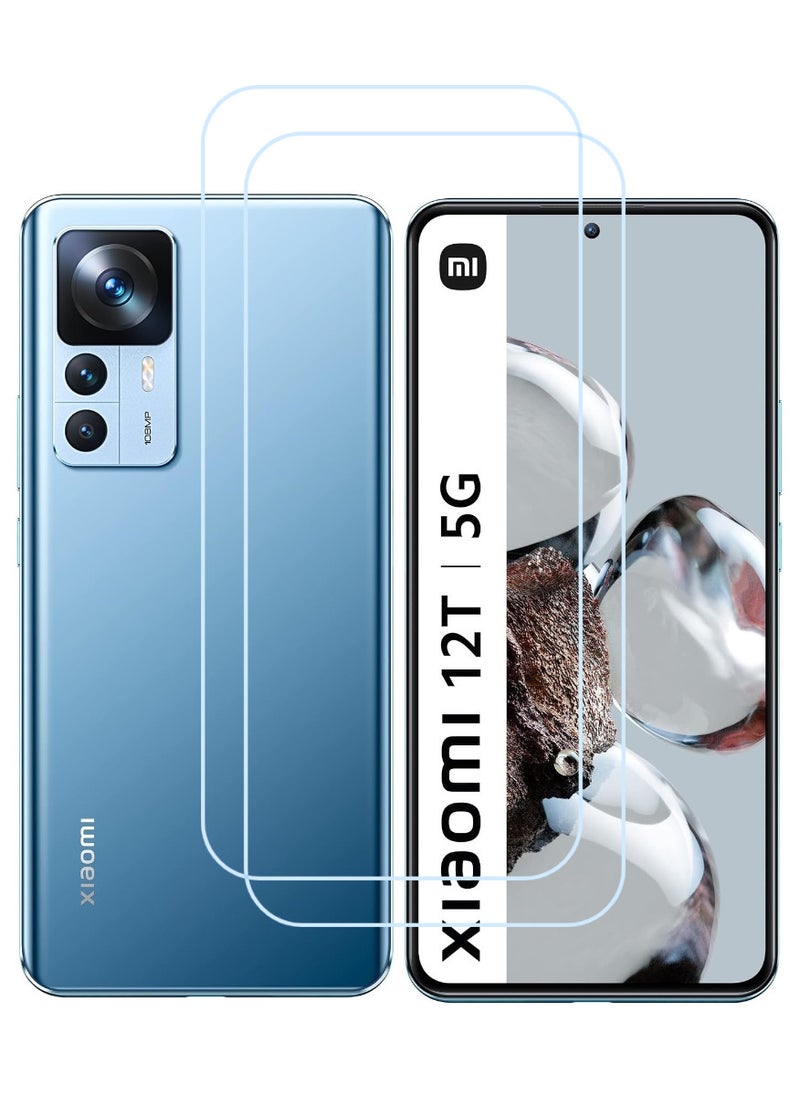ACLIX 2 Pieces Antistatic ESD Dustproof Premium Quality High Definition Clear Tempered Glass Screen Protector Designed For Xiaomi 12T - Image 1