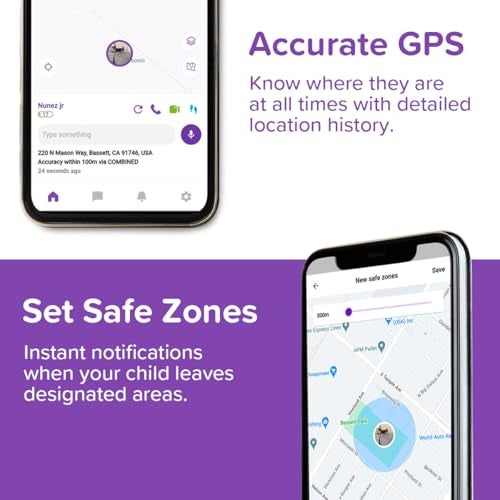 myFirst Fone R2 Kids Smartwatch with eSIM Video Calls Messaging Real-Time GPS Tracking SOS Button Safety Alerts School Mode Music Player Ages 5-12, For USA & Canada Gift for Boys & Girls (Acai Purple) - Image 5