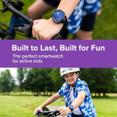 myFirst Fone R2 Kids Smartwatch with eSIM Video Calls Messaging Real-Time GPS Tracking SOS Button Safety Alerts School Mode Music Player Ages 5-12, For USA & Canada Gift for Boys & Girls (Acai Purple) - Image 2
