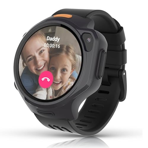 myFirst Fone R2 Kids Smartwatch with eSIM Video Calls Messaging Real-Time GPS Tracking SOS Button Safety Alerts School Mode Music Player Ages 5-12, For USA & Canada Gift for Boys & Girls (Acai Purple) - Image 1