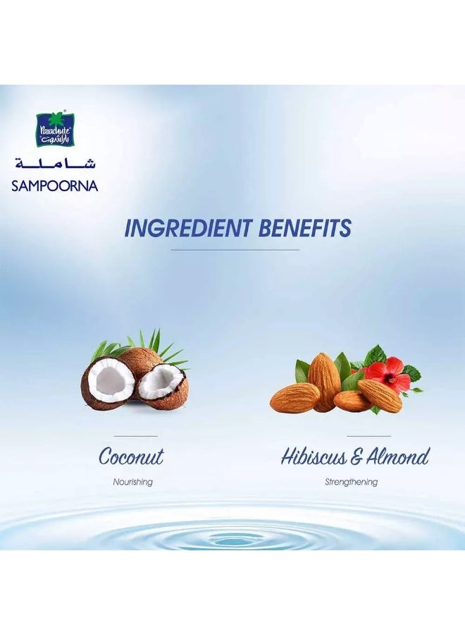 Parachute Sampoorna Coconut Hair Oil, For Strong and Thick Hair 150 ml - Image 4