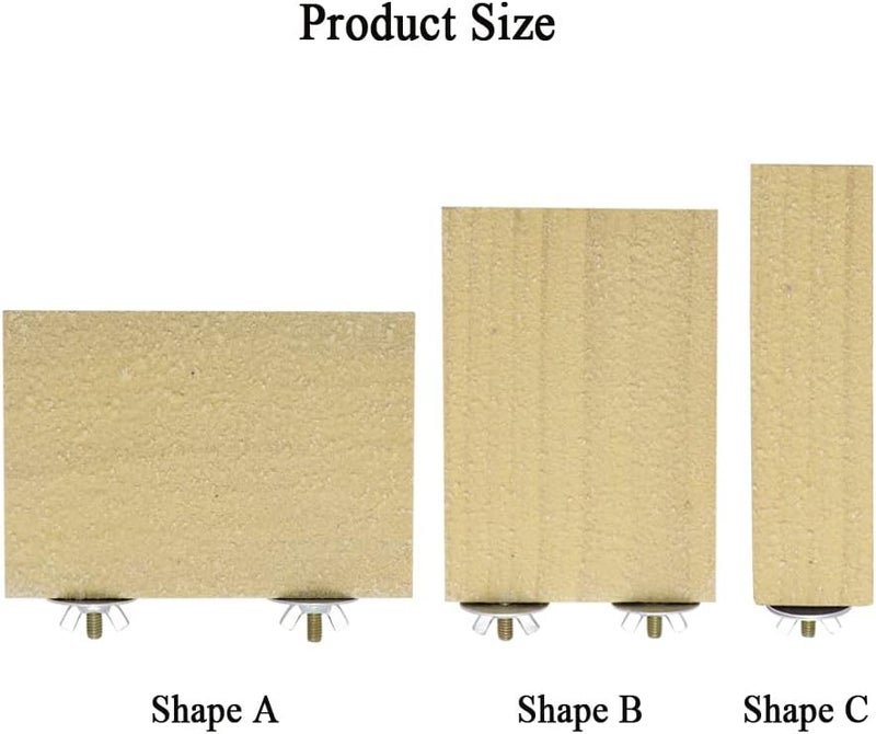Litewoo Bird Parrot Perch Stand Platform Natural Wooden Coarse Sand Grinding Claw Stand Suitable for Parrot Parakeet Cockatiel Budgie Conures Lovebird Finch - Image 2