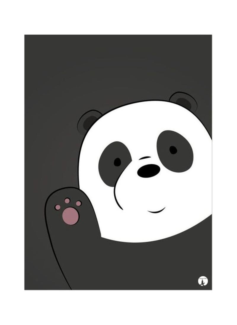 RKN A Panda Mouse Pad Black 