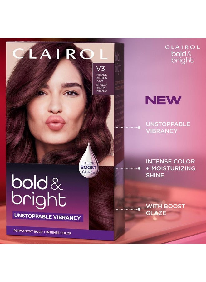 CLAIROL - Bold & Bright Permanent Hair Dye 28 Wild Blackberry Hair Color Pack Of 1 - Image 1