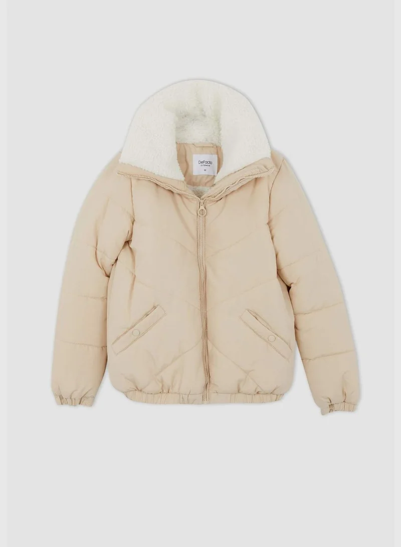 DeFacto Woman Relax Fit Hoodie Outer Wear Jacket