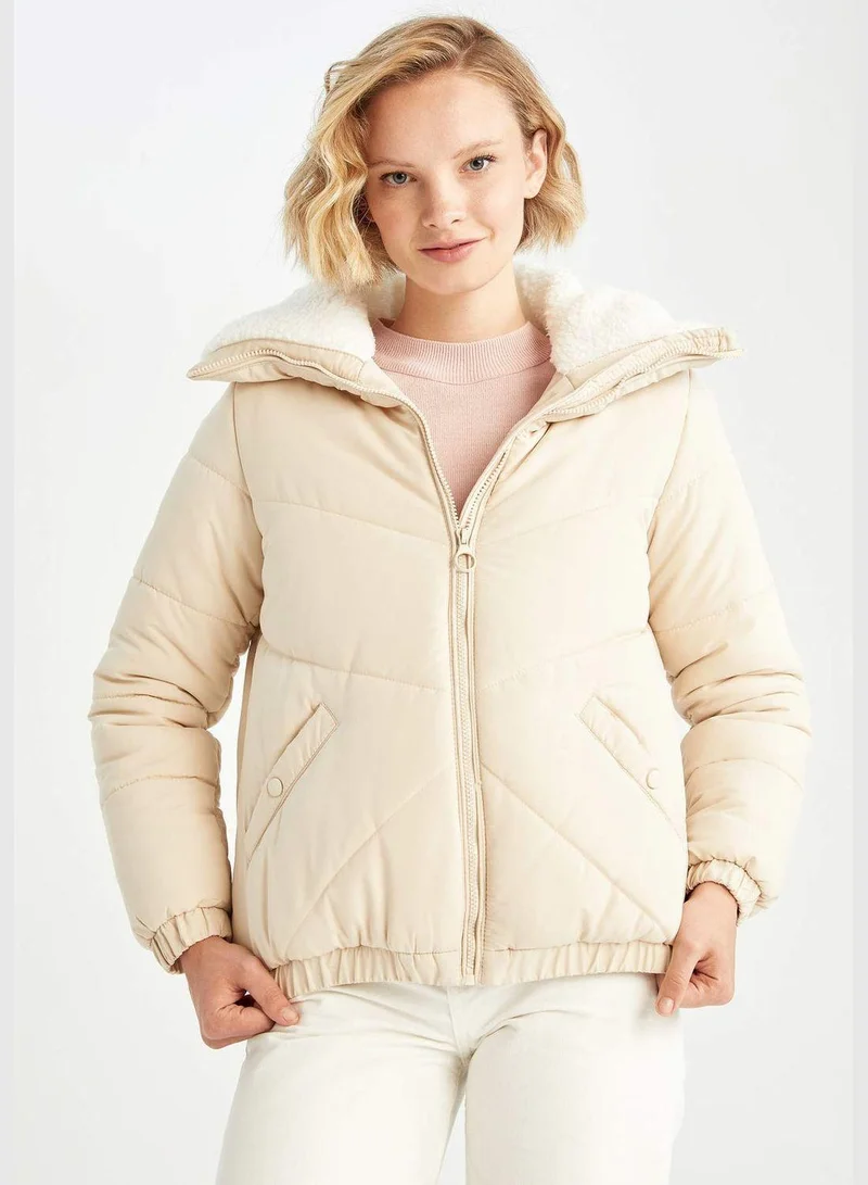 DeFacto Woman Relax Fit Hoodie Outer Wear Jacket