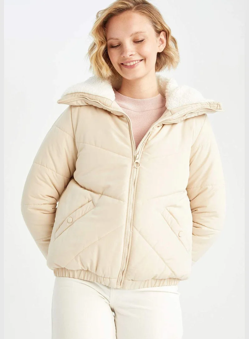DeFacto Woman Relax Fit Hoodie Outer Wear Jacket