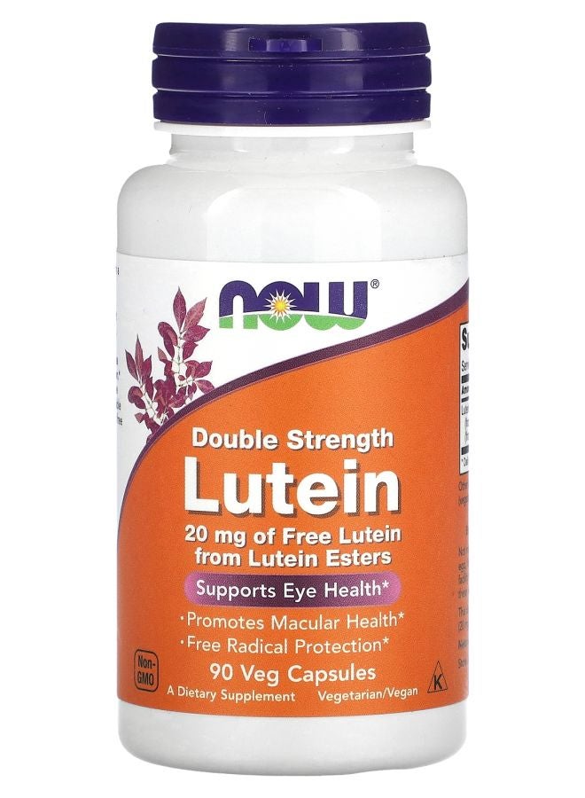 now Double Strength Lutein 90 Veg Capsules