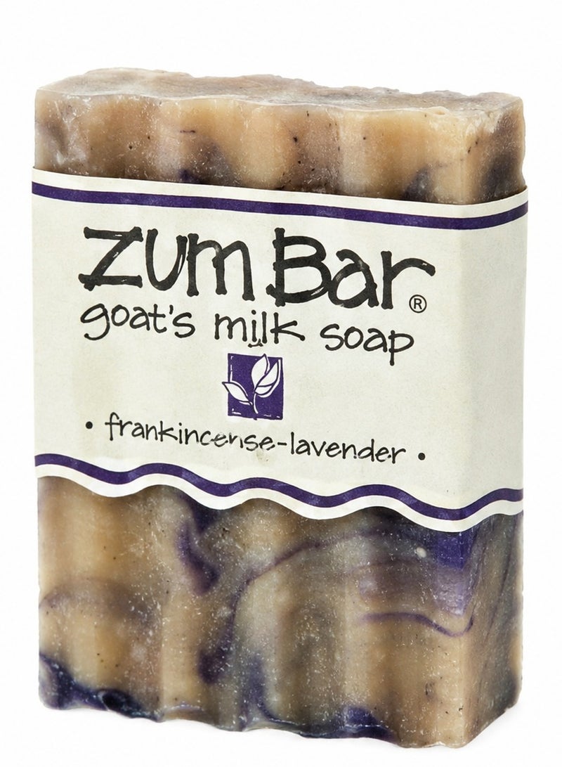 Zum Bar®, Goat's Milk Bar Soap, Frankincense-Lavender, 3 oz - Image 1