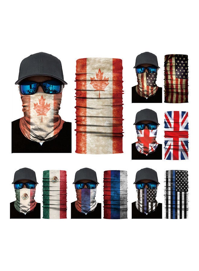 NIBEMINENT National Flag Series Neck Gaiter Balaclavas Outdoor Face Cover Bandana Headband 20 x 10 20cm  - Image 3