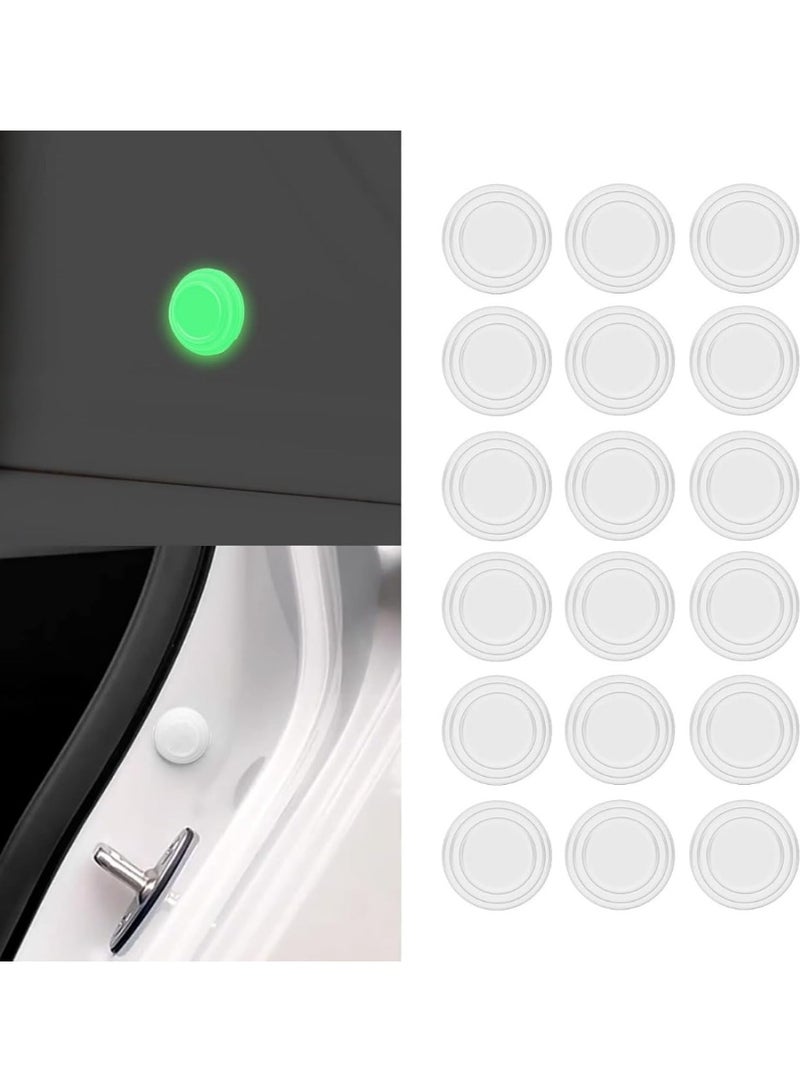 Car Door Shock Absorber Anti-Collision Gasket Sound Insulation Pad Shock-Absorbing Gasket ​Shockproof Cushion Luminous Pad Accessories (4) - Image 1