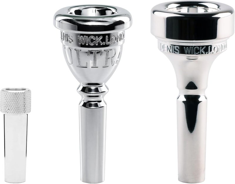 Denis Wick Mouthpiece Adaptor for Trumpet - Silver Plated, Quick & Handy Way Connector for Cornet Players to Trumpet Mouthpiece - Durable Design with Reliable Fit, Suited to Students & Professionals - Image 1
