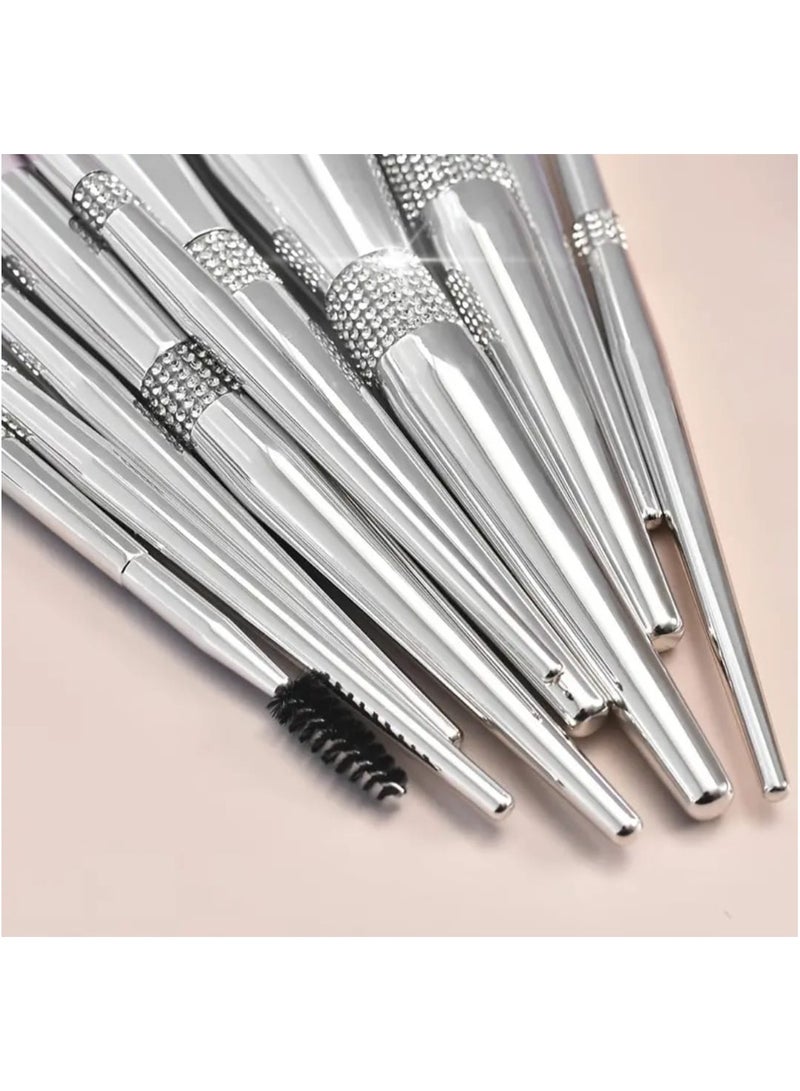 BOLREUS 11-Piece Makeup Brush Set – Elegant Beauty Tools for Face & Eyes – Soft & Luxurious Brushes for Flawless Application - Image 3