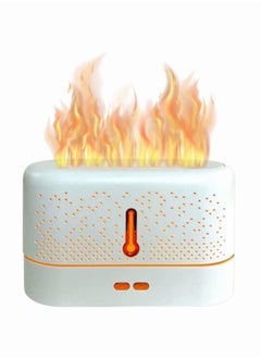 Mi VAZA The Upgraded Essential Oils Aromatherapy Fire Diffuser Humidifier With Waterless Auto Shut-Off Protection And 7 Flame Changing Colors, Noiseless And Portable For Home,Office,Yoga  - Image 2