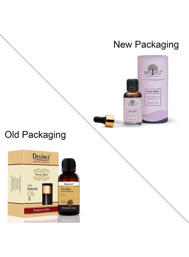 ديفينيز زيت بذور الكتان المضغوط على البارد 10 مل طبيعي نقي 100% غير مخفف للشعر والبشرة والأظافر مع أوميغا 369 من علاء الطبيعي - Image 2