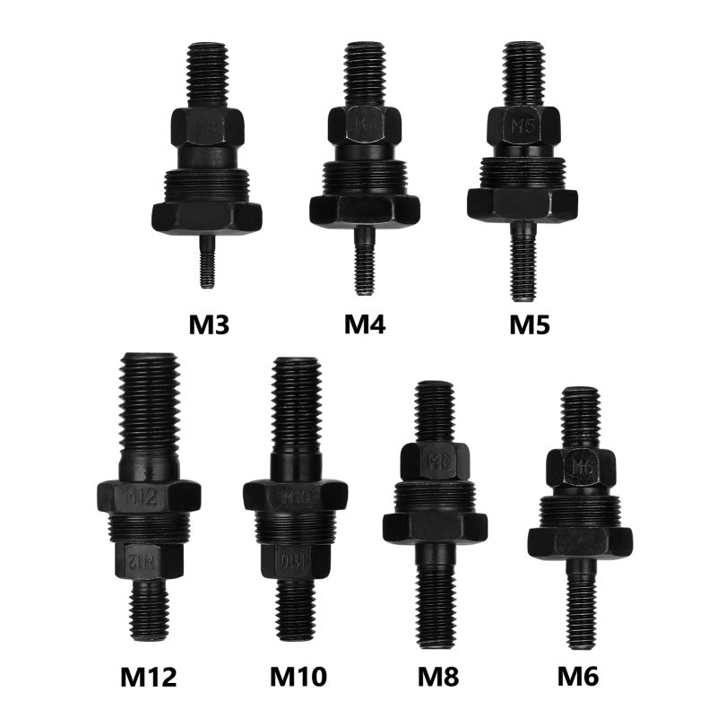 Riveter Machine Accessory Threaded Mandrel Rivet Nut Tool Adapter Pull Rod Riveter Replacement Riveting Heads - Image 2