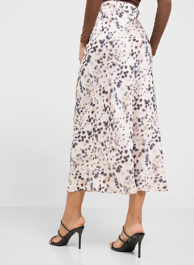 Ginger Animal Print Midi Skirt  - Image 3