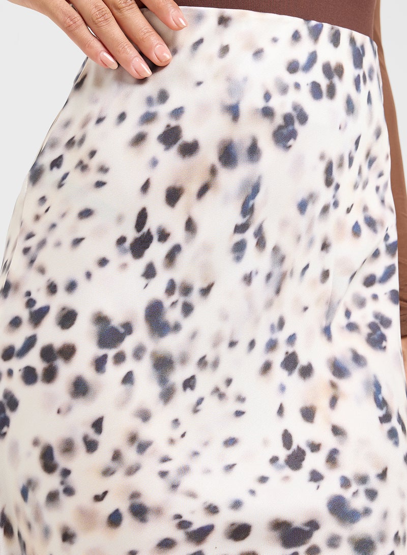 Ginger Animal Print Midi Skirt  - Image 4