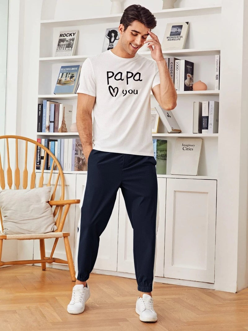 Lymio Track Pant for Men || Regular Fit || Track Pants || Full Elastic Jogger Track Pant (TP-01-Blue-S) - Image 2