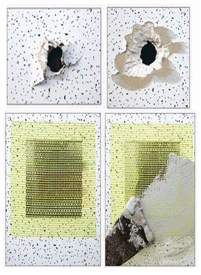 Wideskall® 4" x 4" inch Heavy Duty Self Adhesive Wall Repair Patch for Drywall, Pack of 10 - Image 3