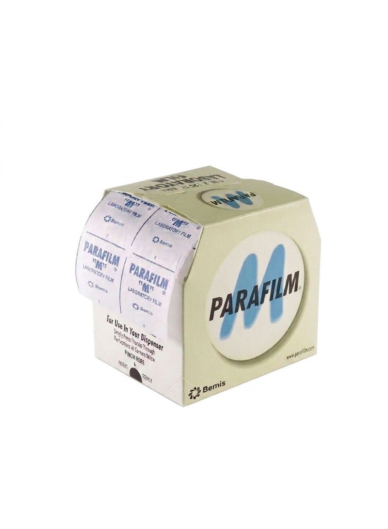 Heathrow Scienitific Parafilm Roll I M Laboratory Film 4 Inch x 125 ft Roll | Stretchable Sealing Film 200% Elastic | Semi-Transparent Moisture Proof Non-Toxic Lab Wrap for Research & Storage - Image 1