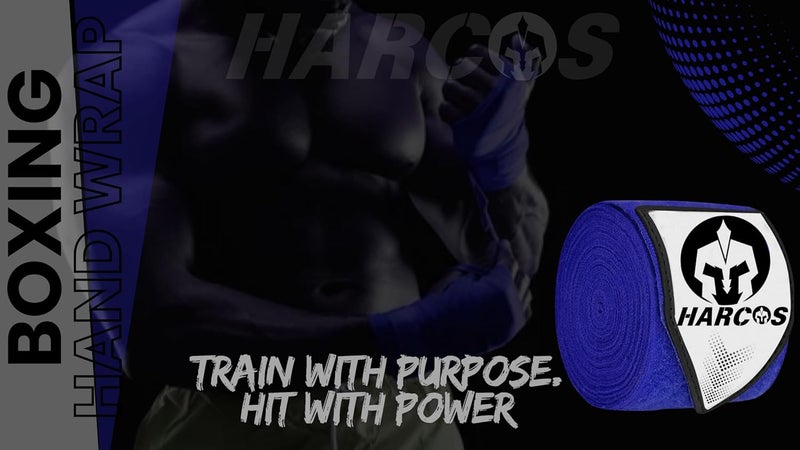 Harcos Breathable Boxing Hand Wrap Inner Gloves Elasticated Thumb Loop Bandages,Men Women Mitts Straps Wrist Protection Muay Thai (Black + Blue + Red (Pack of 3 Pair), 180 Inches (4.5 Meter)) - Image 4