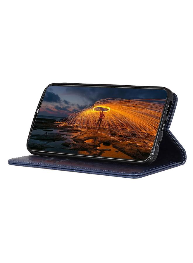 اس-توب جراب لهاتف Samsung Galaxy S23+ 5G مغناطيسي بتصميم حصان مجنون أفقي من مادة البولي يوريثان - Image 5