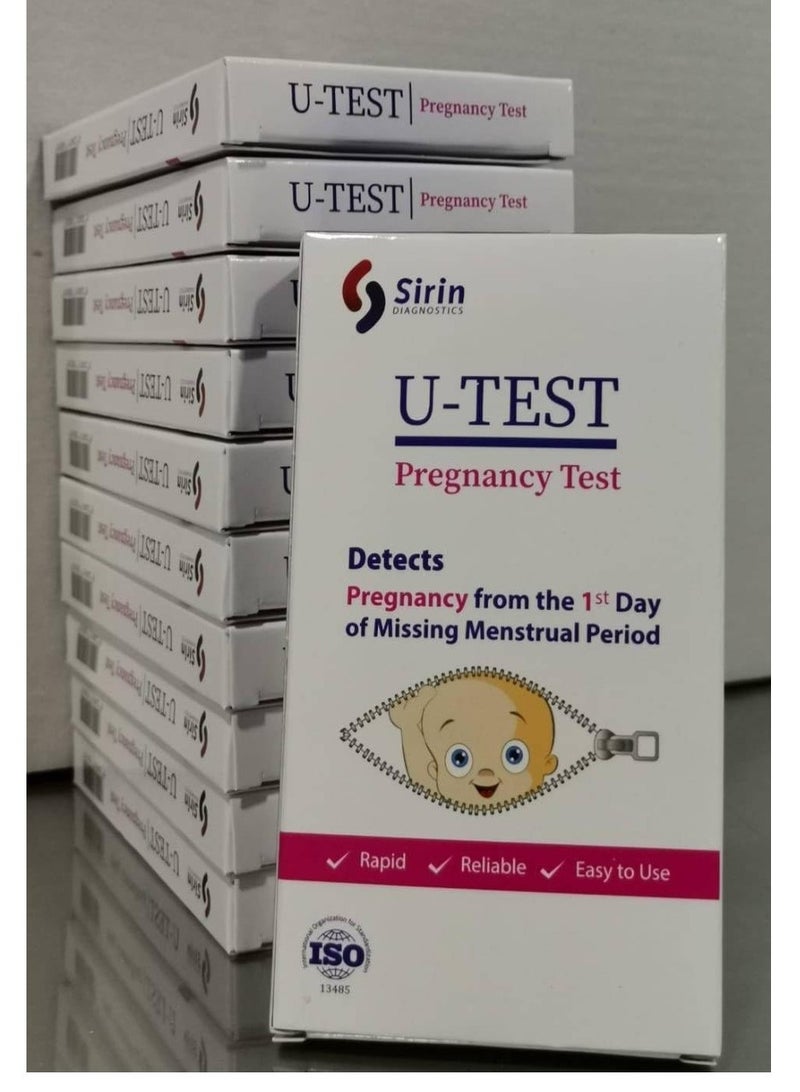 The Utest pregnancy test is a simple, fast, and reliable one-step process. - Image 2